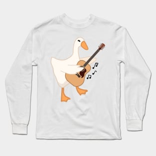 Guitar Goose Long Sleeve T-Shirt